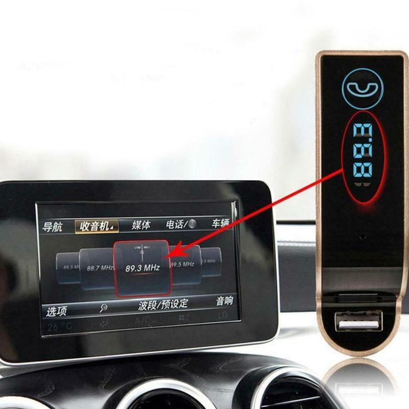 Bluetooth Car Kit Handsfree Fm-zender Radio MP3 Usb Player Charger E6Q7
