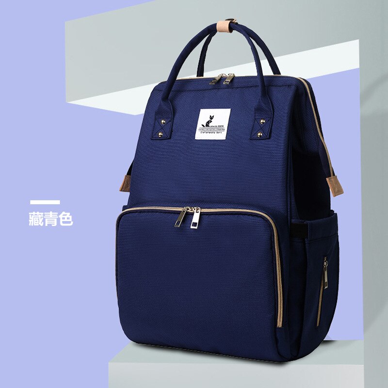 Multifunctionele Grote Capaciteit Rugzak Licht Moeder Tas Beginnende Moeder Tas Zwangere Vrouw Zorg Waterdichte Tas: Dark Blue