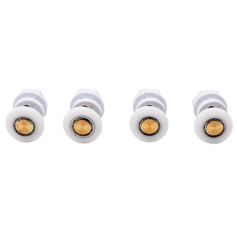 Rueda excéntrica para baño, accesorios de polea colgante para puerta corredera Gl, 2m de diámetro, 4 Uds.