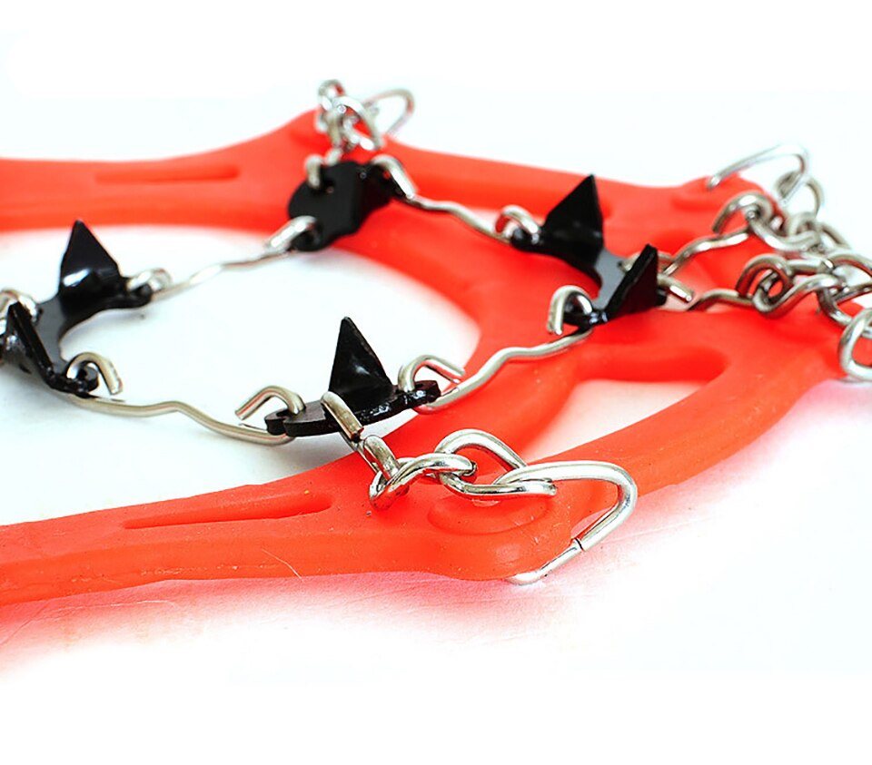 Crampons - 8 Teeth - Anti-Slip Ice Snow Spikes - Hiking Climbing Gear