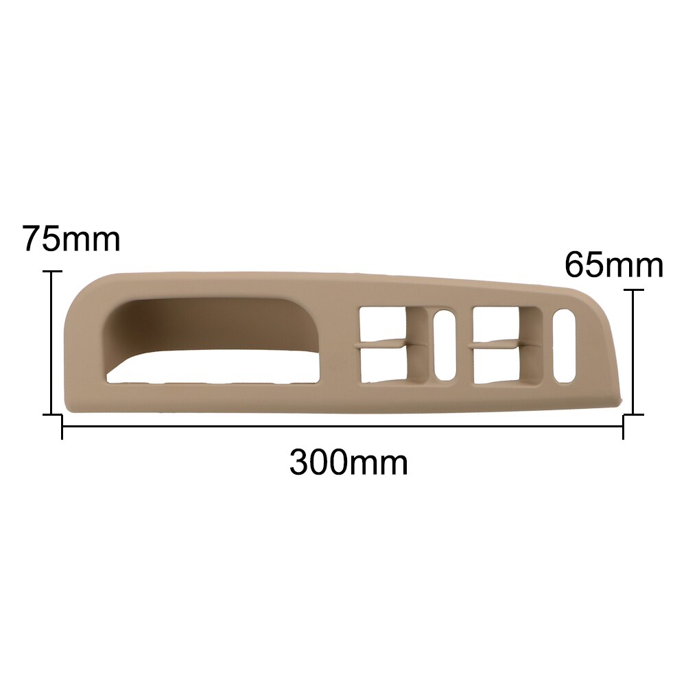 LEEPEE-Interruptor de Control de ventanas para coche, Panel de Control biselado para reposabrazos, lado del conductor, 1 Uds.