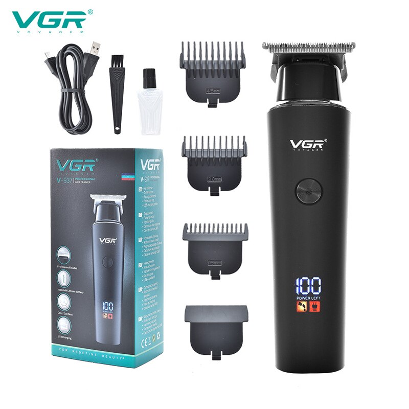 VGR Hair Clippers With Fade Blade Stagger-teeth Hair Cutting Machine hair trimmer fade haircut machine barbershop