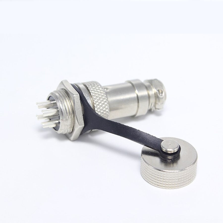 1pcs GX12 GX16 GX20 Aviation Connector Plug Cover Waterproof cover Dust Metal/Rubber Cap Circular Connector Protective Sleeve