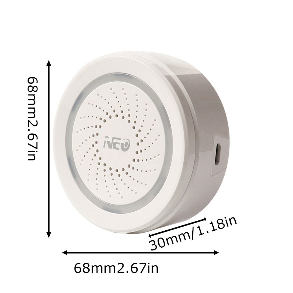 NEO WiFi USB Siren Alarm Sensor Smart Wireless USB... – Vicedeal