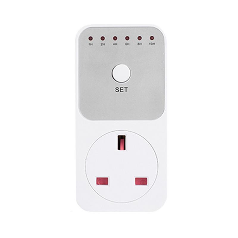 0.01KWH Countdown Timer Switch Smart Control Plug-in Socket Auto Shut off Outlet: UK