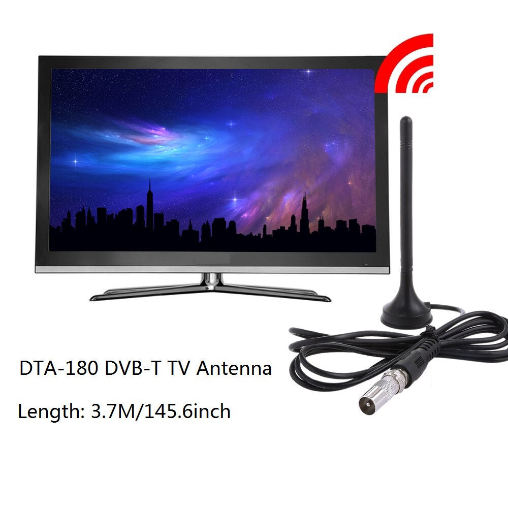 Uniwersalny kryty HD cyfrowy podwójny DTA-180 antena telewizyjna mini antena przenośna podstawa magnetyczna PUO88