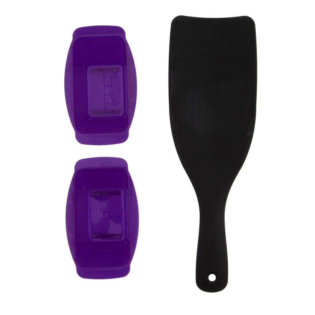 Hair Coloring Kit Detachable Balayage Highlight Board Dye Bowls for Salon: Purple