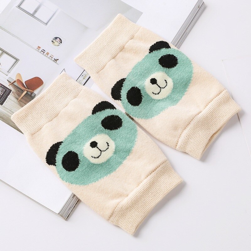 Mode Panda Patroon Zoete Leuke Knie Protector Vrouwen Dames Katoen Breien Beenwarmers FS0437