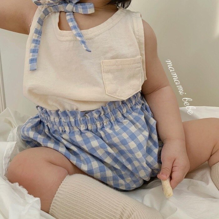 Zomer Kindje Puur Katoen Vest Baby Jongens Meisjes Eenvoudige Ademend Mouwloos T-shirt Kids Tops