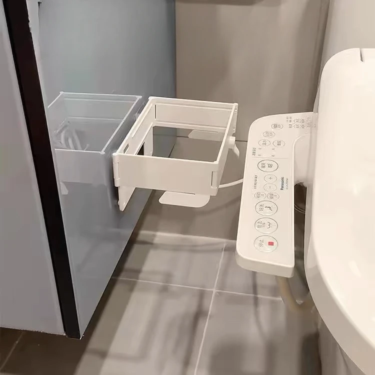 1-teiliger zusammenklappbarer Müllsackhalter, Schranktür, Badezimmer, Küche, Schreibtisch, vielfältig Organizer, Küchenzubehör
