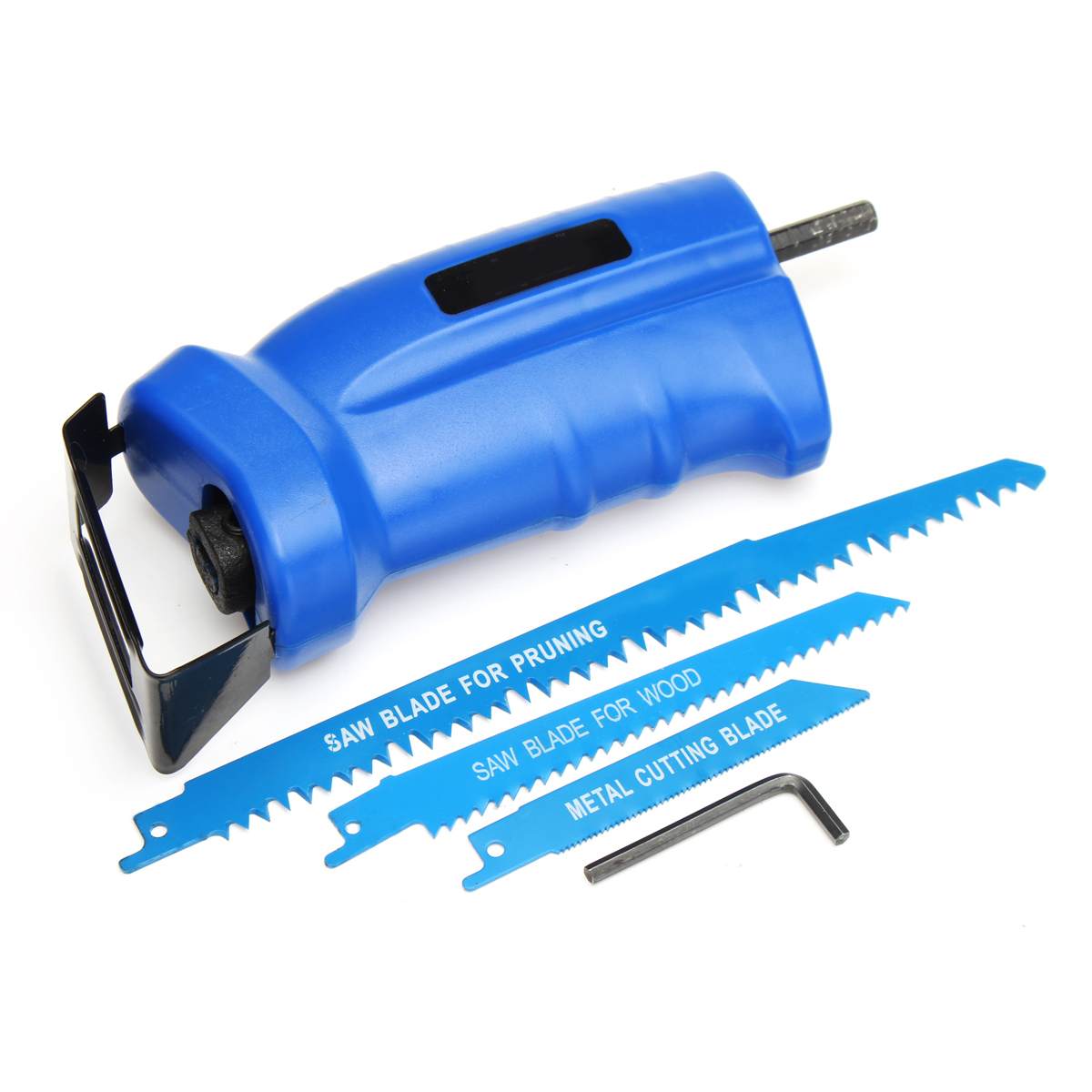 Reciprocating Saw Attachment Convert Adapter For Cordless Electric Power Drill Wood Metal Cutting Trimming Tool