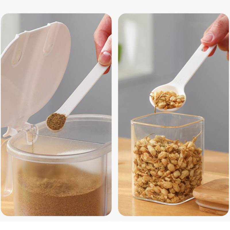 1/5pcs Measuring Tools Kitchen Measuring Spoons With Scale Meter Salt Sugar Spice Baking Grams Measuring Cup Adjustable Spoon