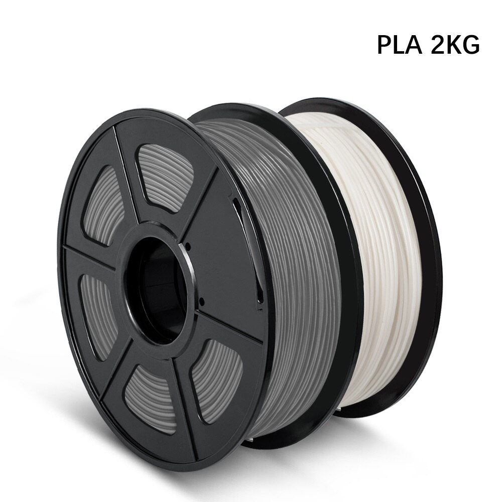 PLA PETG Filament 3D Printing 1.75mm 1KG/2.2lb For Ender 3D Printer Free Fast Support Bulk Order: PLA-WT-GY-2KG