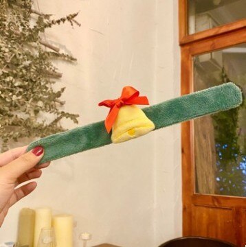 Waylike – anneau de poignet pour enfants, décorations de noël, cercle de tapotement, bonhomme de neige, cerf, de fête du nouvel an,: H