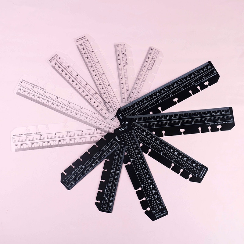 A5/A6/A7 6 Holes Ruler For Binder Planner Notebook... – Vicedeal