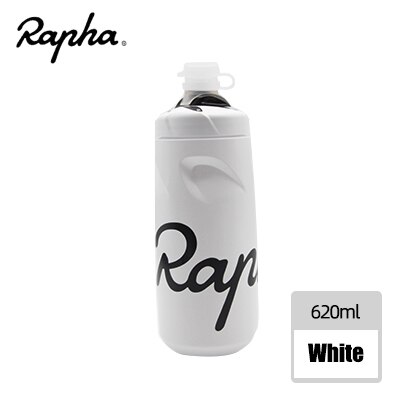Rapha Fietsen Water Fles 620Ml Smaak-Gratis Bpa-vrij Plastic Camping Wandelen Sport Water Fles Lek-proof Squeezable Ketel: White 620ml