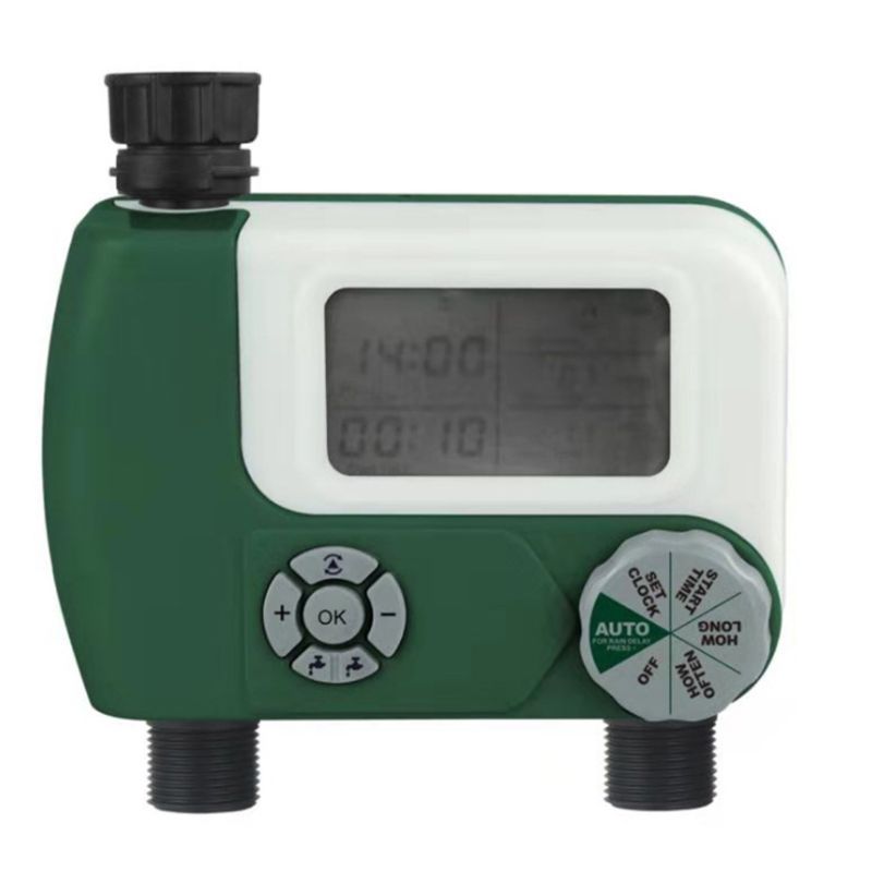 Dual Outlet Garden Watering Timer Irrigation Controller Automatic Electronic Tap