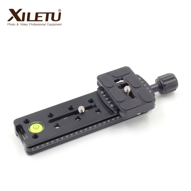 XILETU-Soporte de cámara de NNR-140, abrazadera de placa de liberación rápida alargada para Arca Swiss de disparo panorámico y Macro