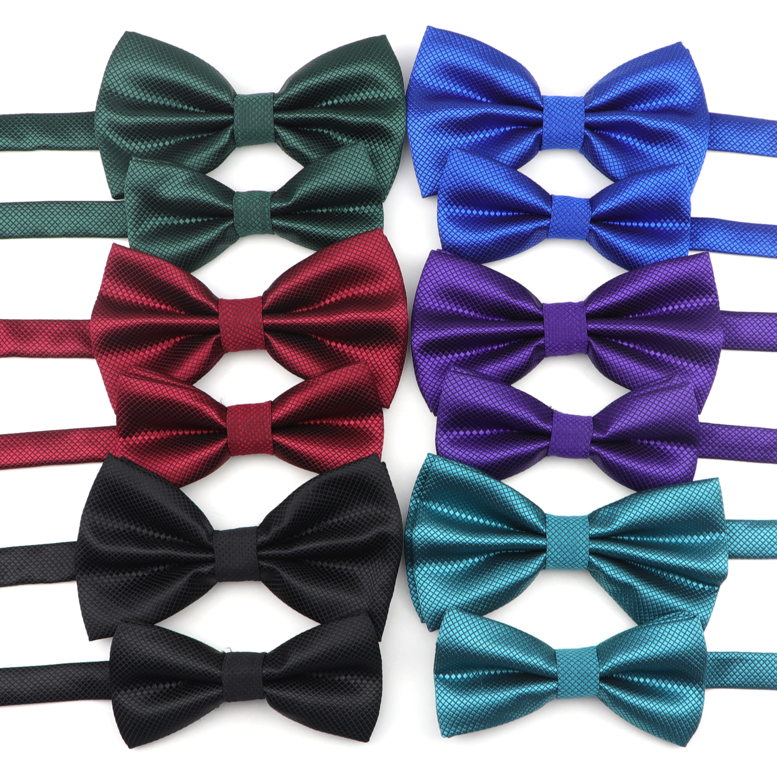 Ensemble nœud papillon Parent-enfant, couleur unie, classique, mignon, accessoire de fête en famille, dîner, mariage