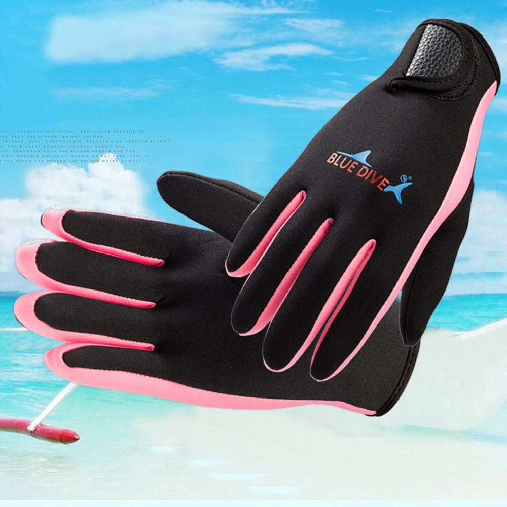 1 Pair 1.5mm Neoprene Warm Diving Gloves Snorkeling Gloves For Surfing Spearfishing Snorkeling #c
