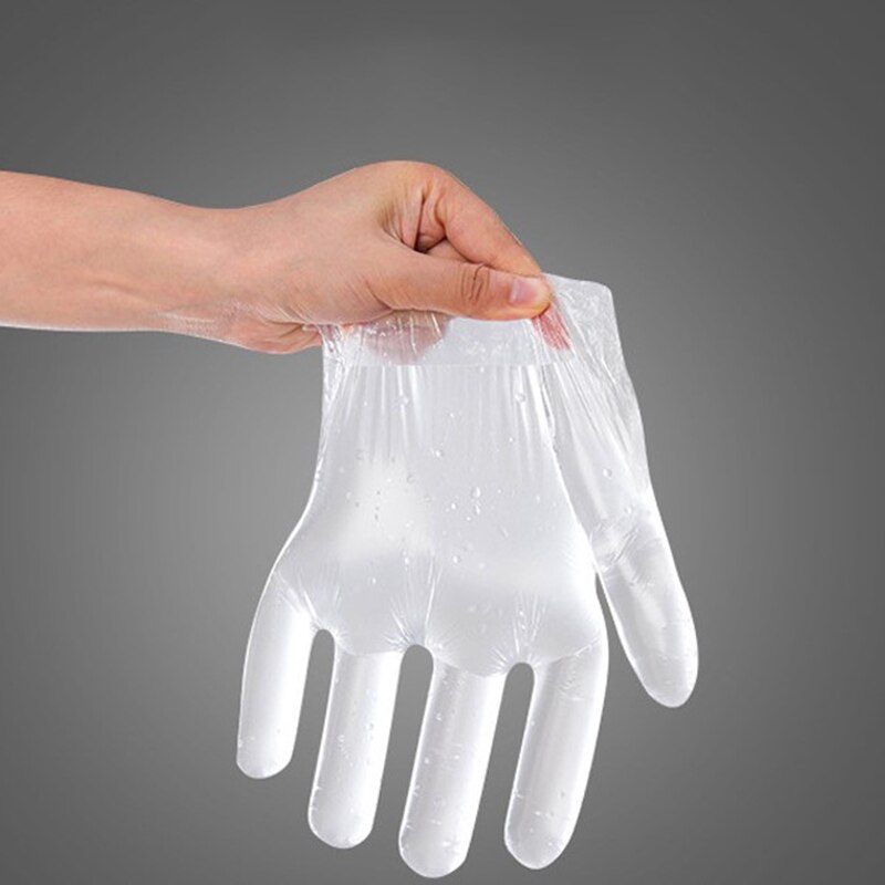 100/200 Stuks Wegwerphandschoenen Voedsel Plastic Handschoenen Restaurant Milieuvriendelijk Voedsel Handschoenen