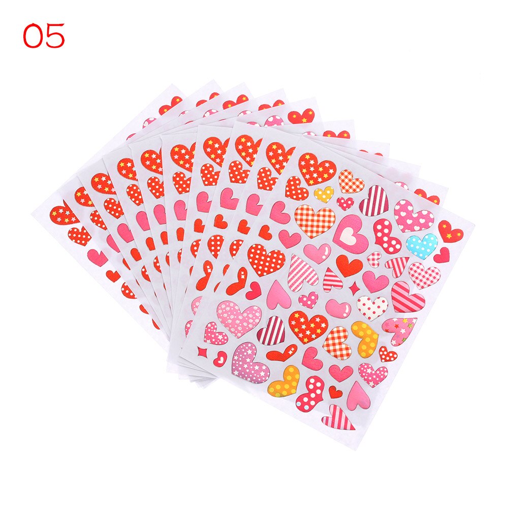 10 Sheet Distinguish Label Stickers Self-Adhesive Blank Number Package Tag Diamond Painting Vintage Stickers Sewing Accessory: 10 Sheets-E