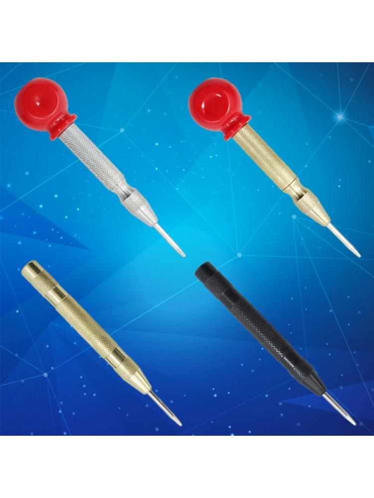 Automatic Center Pin Spring Loaded Punch Marking Holes Wood Marker Woodwork Tool Drill Bit