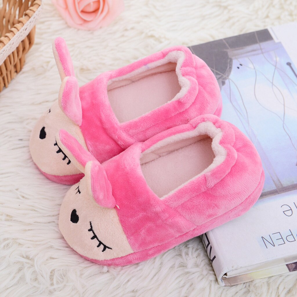 Chaussons Enfants Dinosaure Pantoufles D'hiver Pour Filles Et Mères, Chaussures D'intérieur Pantoufles Cadeau Noël Anniversaire Enfant