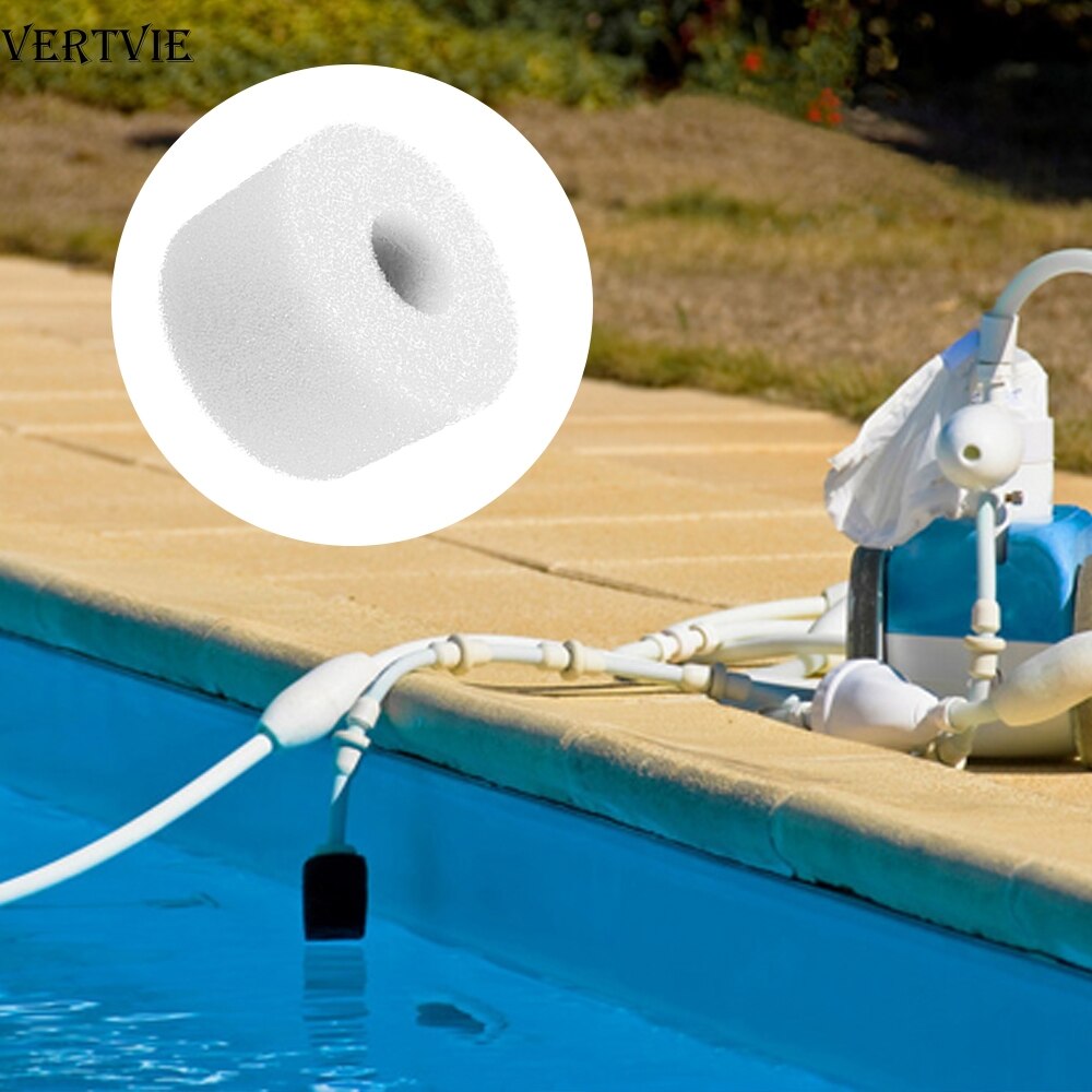 Vertvie genanvendelig vaskbar swimmingpool filter skum svamp patron til intex type h rengøring udskiftning