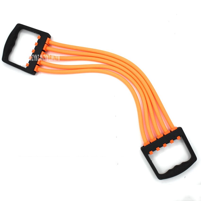 Latex Strength Of Arm Male Adjustable Hand Gripper Chest Expander Apparatus For Exercising Arm Power Strength Bar Power Twister: Orange