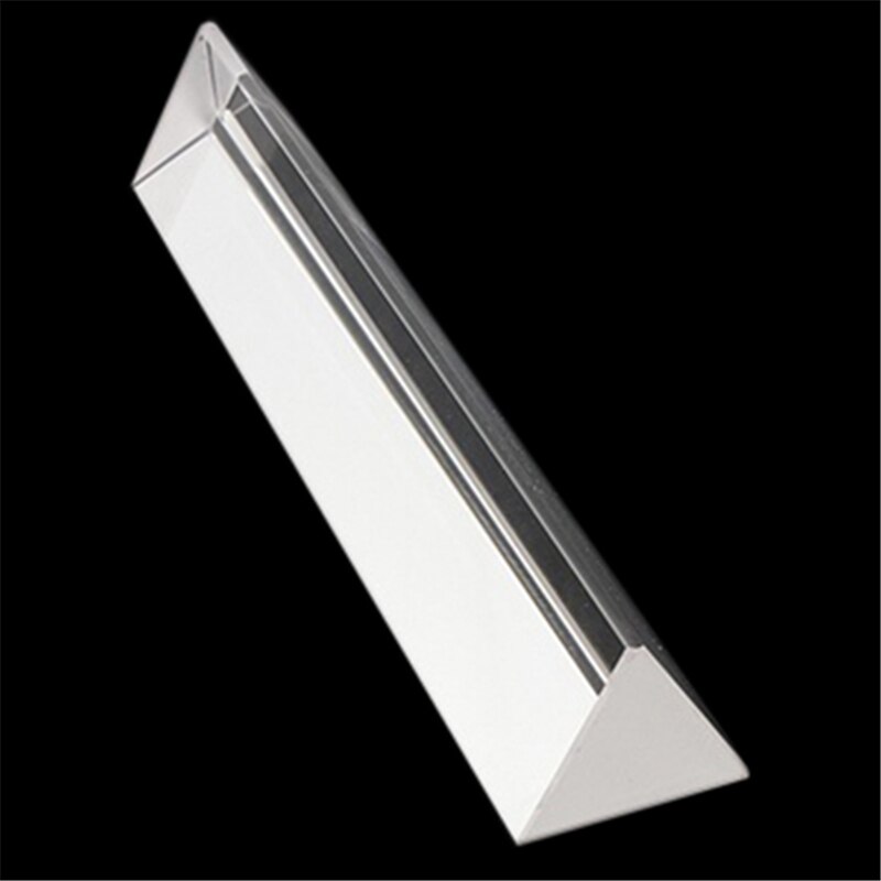 6 " optisch glas drievoudig driehoekig prisma natuurkunde onderwijs lichtspectrum 15cm