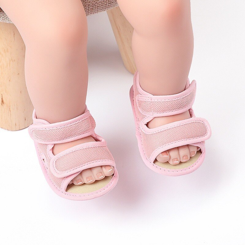 Sandales en maille respirante pour filles et garçons | Chaussures d'été pour -nés, chaussures pour nourrissons à semelle souple, premiers marcheurs, chaussure de berceau pour tout-petits
