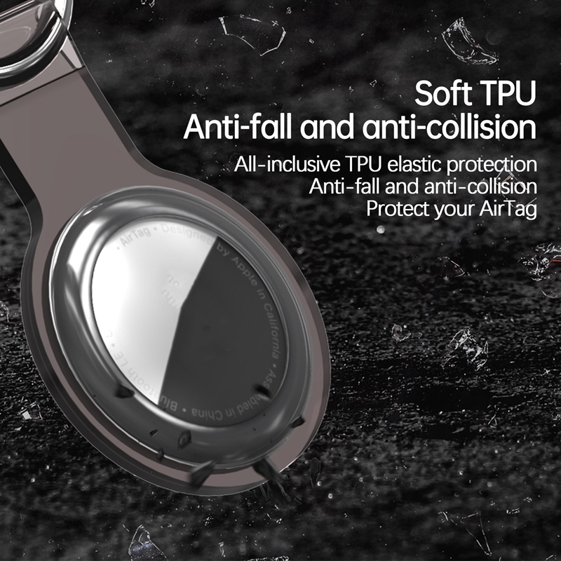 Per custodia Airtag portachiavi custodia protettiva per Apple Airtag tag aria impermeabile anti-smarrimento portachiavi
