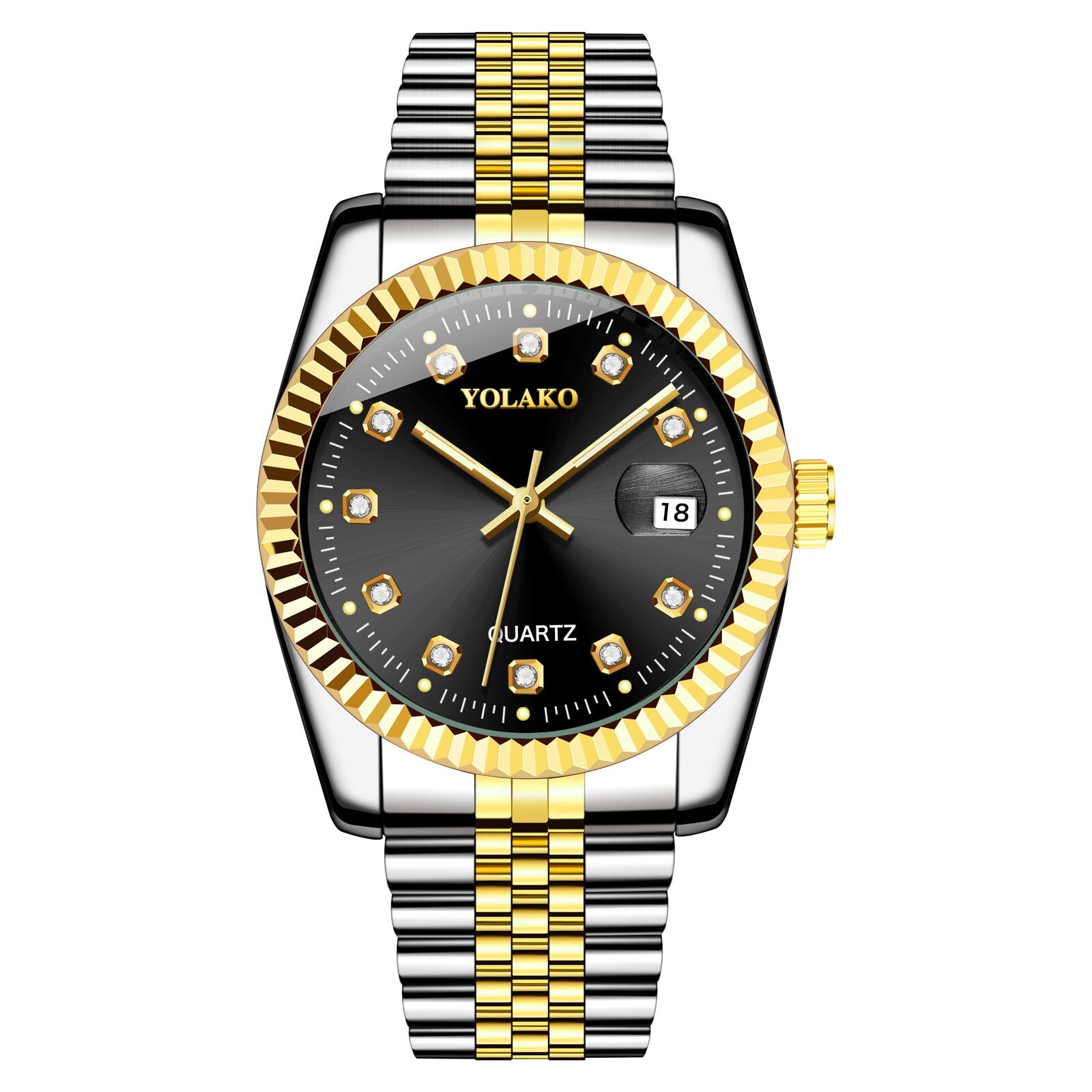 Men's Casual Quartz Stainless Steel Strap Watch Analog Watch часы женские reloj hombre montre zegarek relogio: D