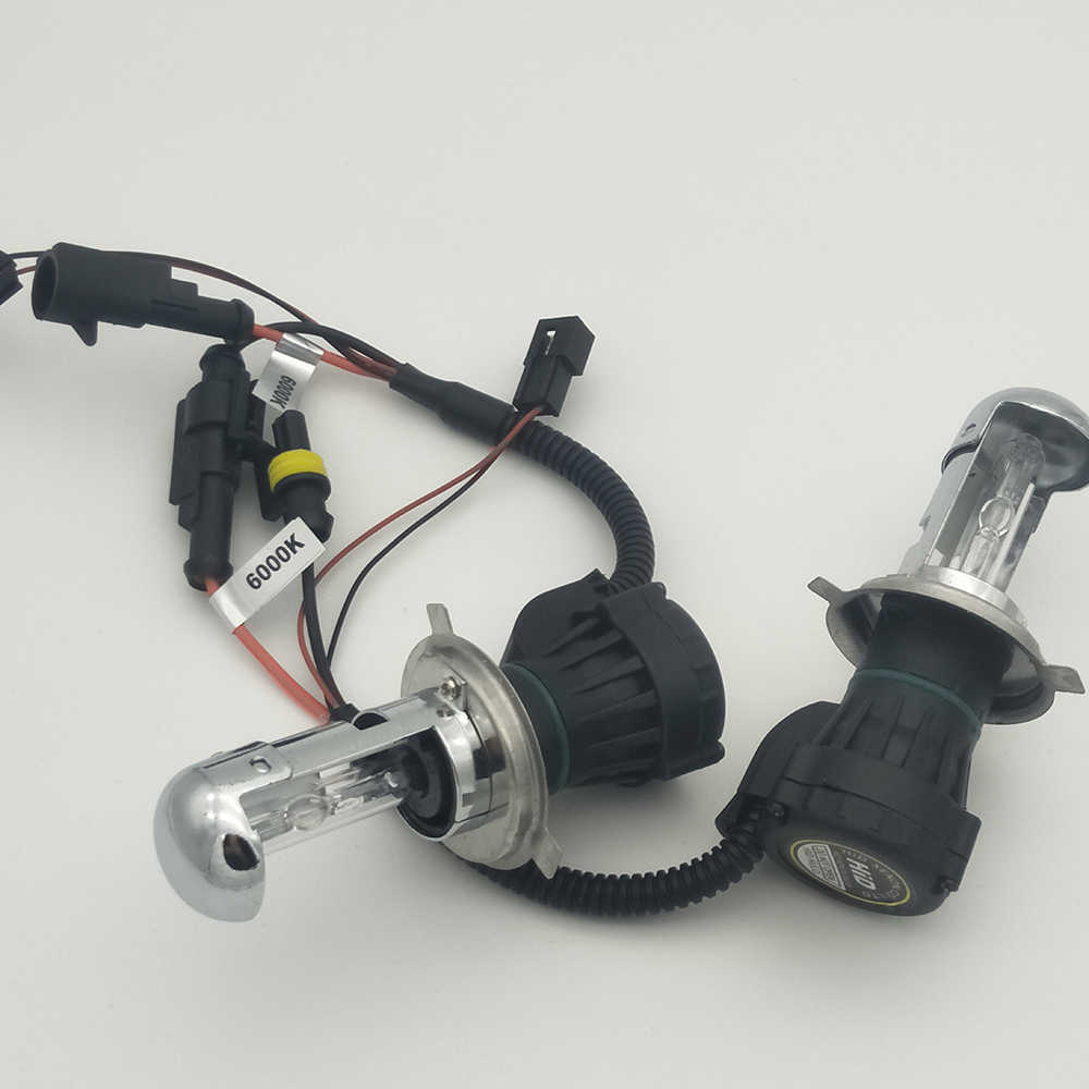 1Set H4 Bi Xenon High Low H4 Hi Lo H4-3 55w Car Bi-xenon Hid Kit 5000k 6000k 8000k 4300k 12000k For Car Headlights 12v dc