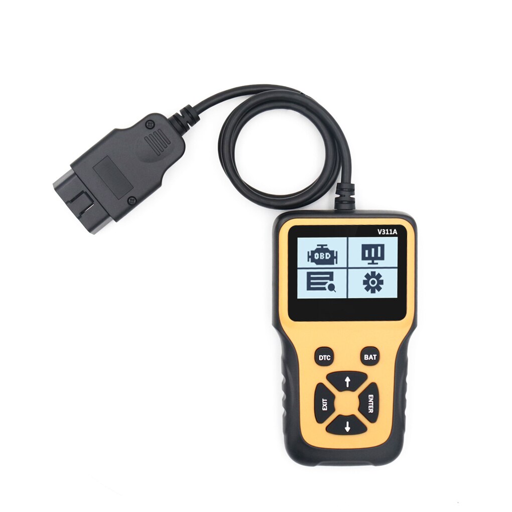 LCD Display Auto OBD Code Reader Fahrzeug OBD2 Scanner Tester Automotive Diagnostic Tool mit Backlit