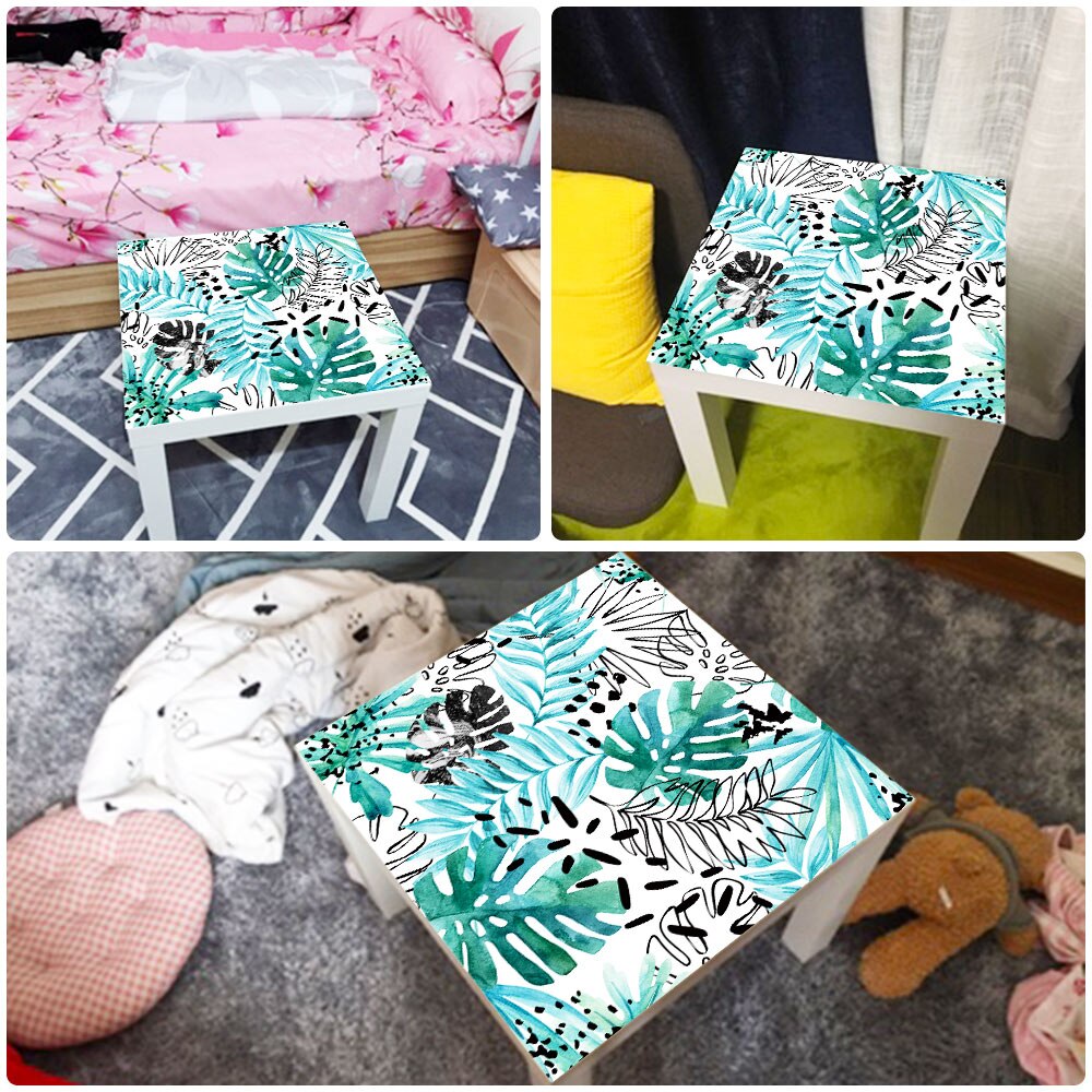 Płytki dekoracyjne w stylu europejskim tropikalna zieleń rośliny brak salon naklejki na biurko renowacja biurka naklejki na ścianę