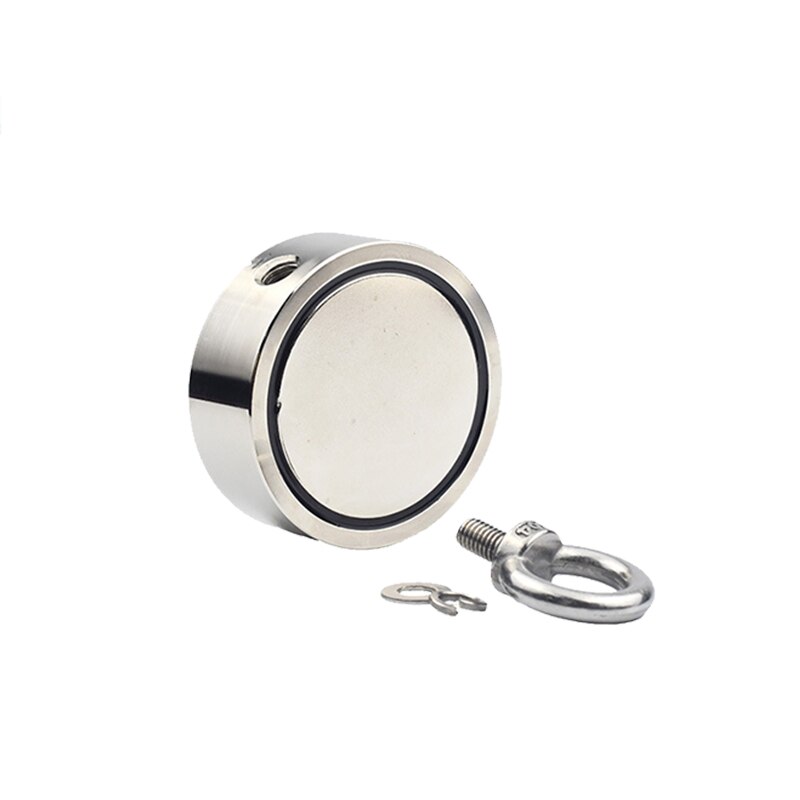 80-300KG Magnet Super Strong Magnet Deep Water Salvage Artifact Double-Sided Magnetic Lock Screw