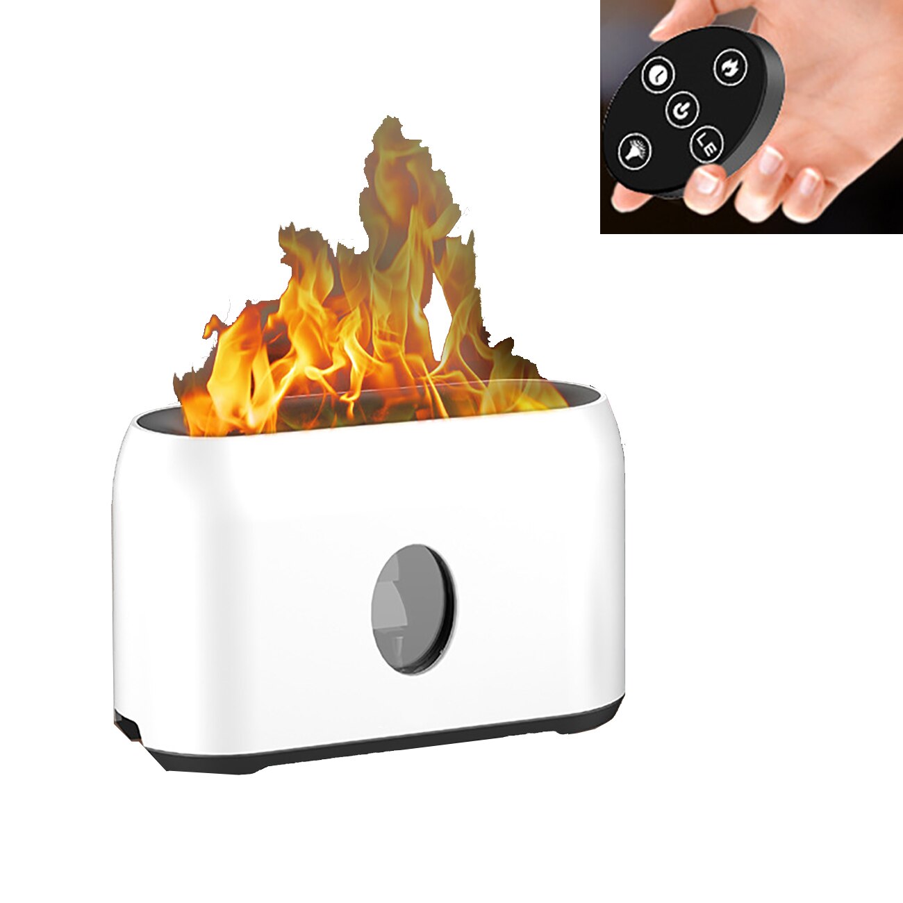 200ML Flame Air Humidifier USB Remote Control Aromatherapy Humificador Diffuser Three-speed Timing Humidifier Home Decor