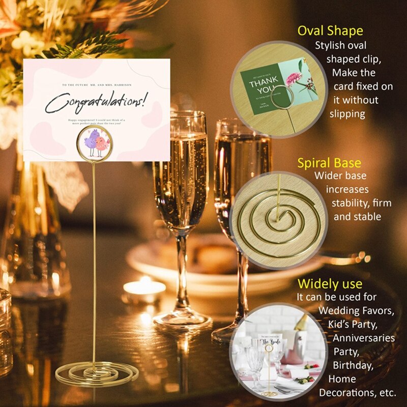 Tafel Nummer Houders 10 Stuks-8.75 Inch Plaats Kaarthouder Hoge Tafel Nummer Staat Voor Wedding Party Graduation Receptie