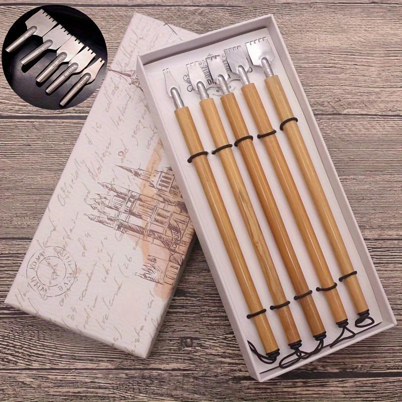 1set Natural Bamboo Pen Dip Pen For Calligraphy Lovers Practice Calligraphy Pen Various nibs Gothic Fonts: Orange