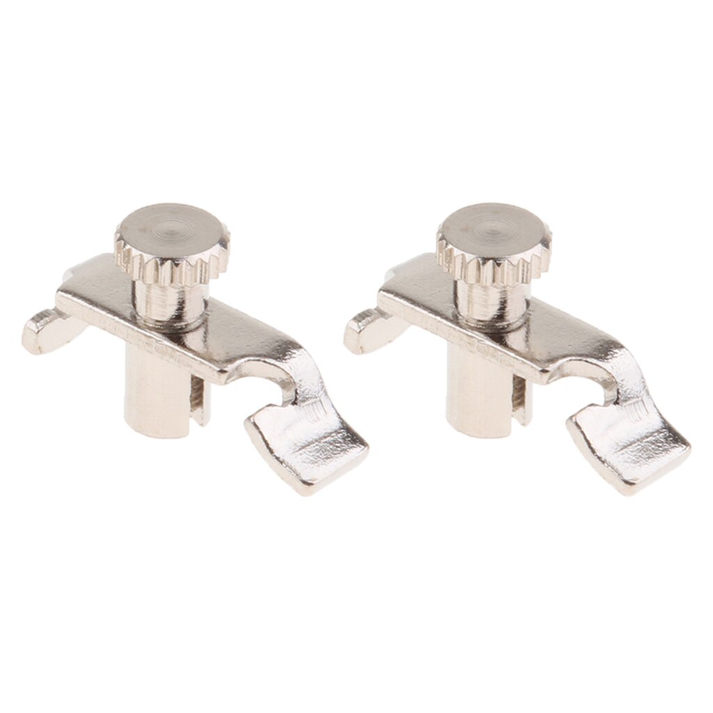 2xSilver Stainless Steel Erhu Fine Tuners Tuning Adjuster DIY Erhu Accessory