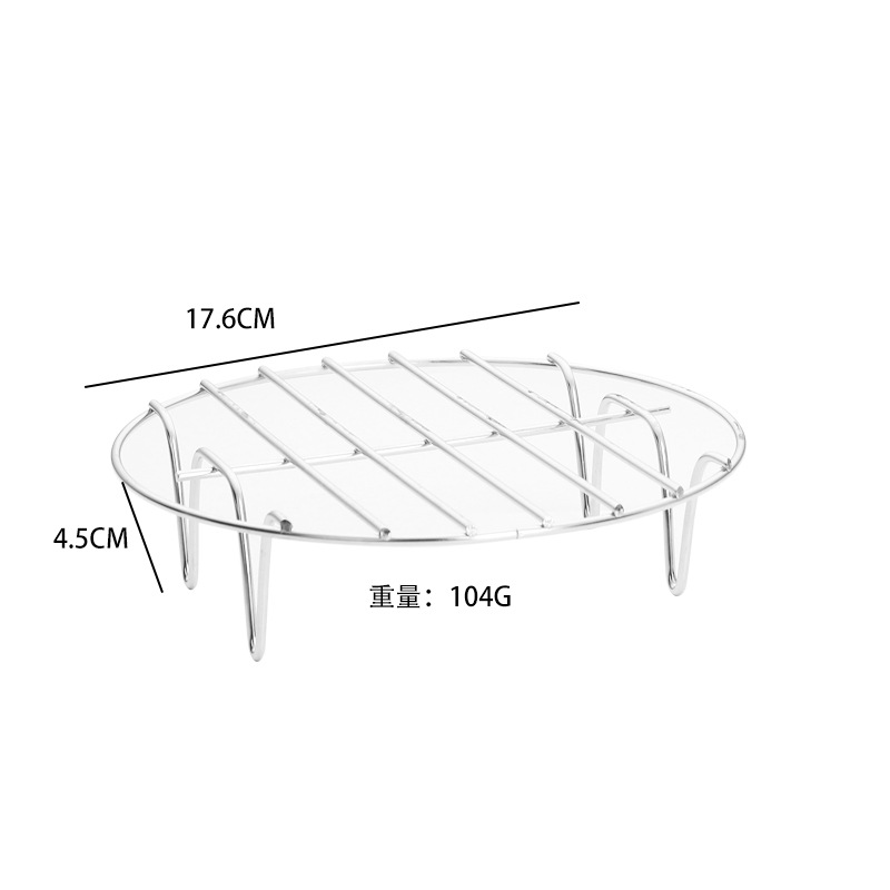 Lucht Friteuse Roestvrijstalen Bakplaat & Stoomrekken Lucht Friteuse Gereedschap Bakvorm Bbq Gril Bakpan Accessoires Kookgerei: green