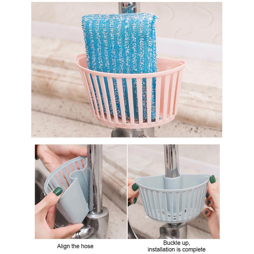 Drain Rack Trash Rack Sink Plastic Hanging Basket Store Kitchen Supplies