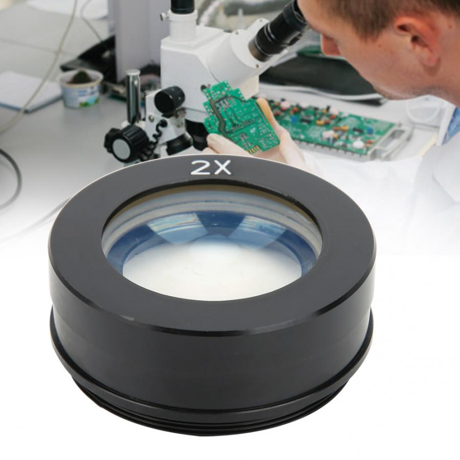 2.0X Industrial Microscope Camera Zoom C-Mount Lens Industrial Microscope Parts Fittings