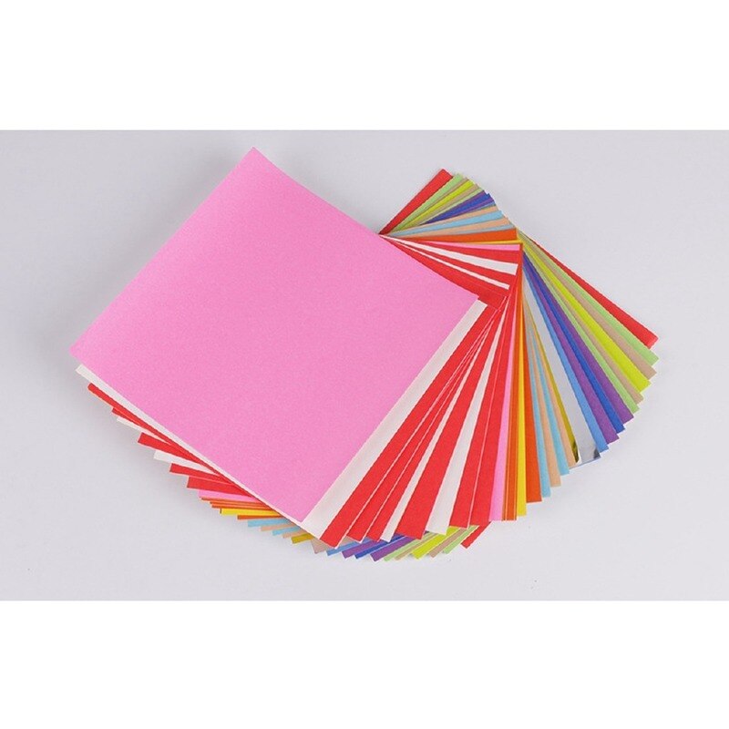 MB Square Origami Paper (180 Sheets, 24 Colors One Sided 15cm (5.9")