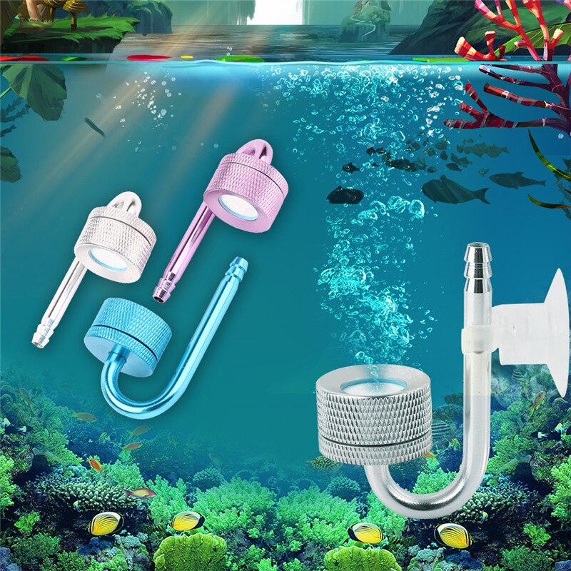 1pc Aquarium CO2 Verstuiver Systeem Diffuser Kooldioxide Verstuiver voor Aquarium Aquarium Aquatic Water Plant CO2 Apparatuur