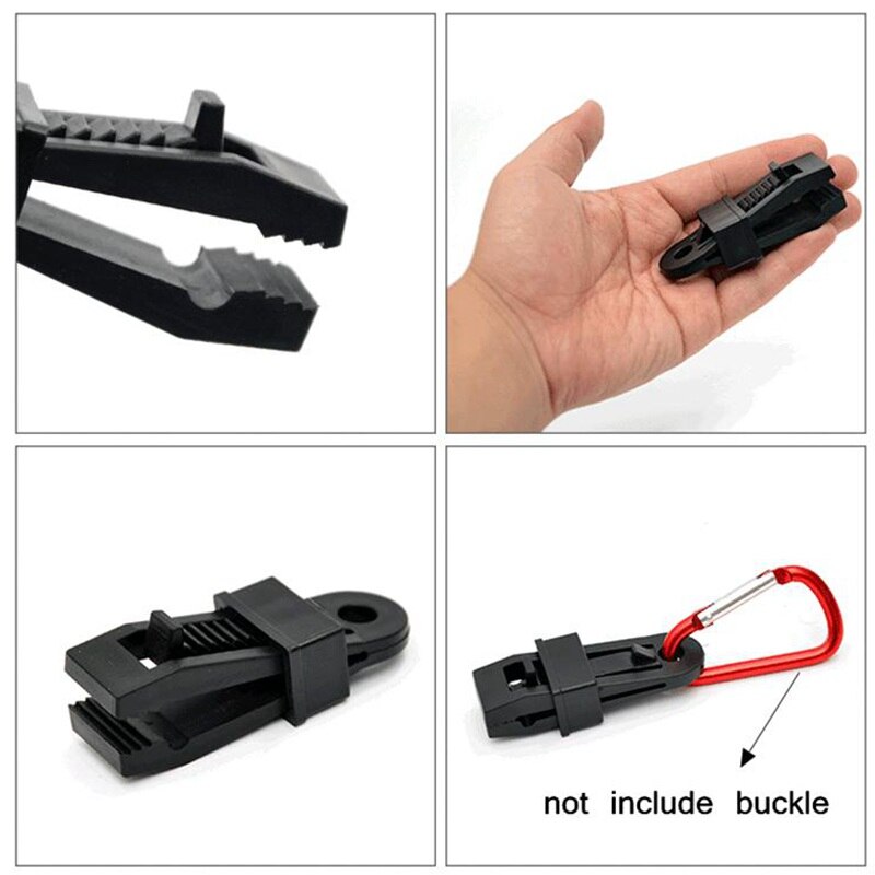 1PC Grote Tent Clip Camping Accessoires 6 Kleur 8.5CM Tent Clip Camping Equipment Tenten Ultralight Outdoor Wandelen Accessoires