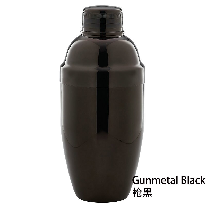 Coctelera de acero inoxidable, 500ml, 3 piezas: Gunmetal Black