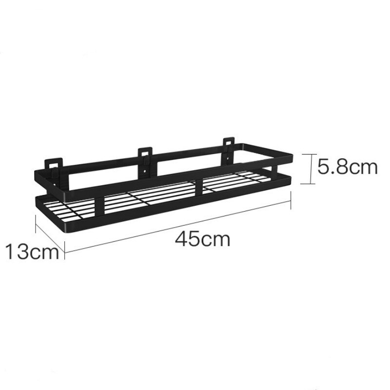 Edelstahl Küche Regal für Lagerung Organizer Zauberstab Regal Gewürz Gestell Schlag Kostenloser Lagerung verwöhnen Gestell für Küche ZM915: 45CM